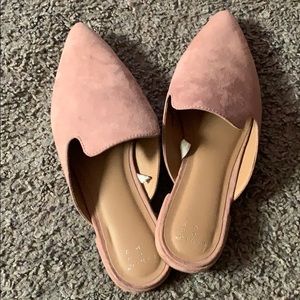Dusty rose mules by a new day BRAND NEW